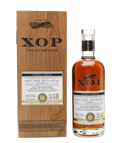 Fles North British XOP 55 Years Old 1962, Schotse whisky uit de XOP-reeks van Douglas Laing, op voorraad bij slijterij t Bockje in Bathmen