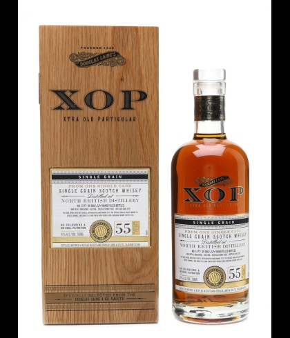 Fles North British XOP 55 Years Old 1962, Schotse whisky uit de XOP-reeks van Douglas Laing, op voorraad bij slijterij t Bockje in Bathmen