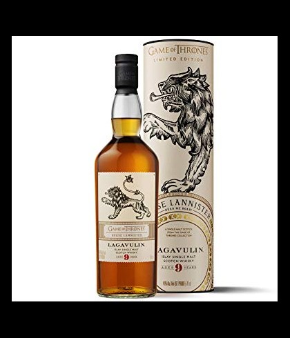 Fles Islay single malt van Lagavulin, op voorraad bij slijterij t Bockje in Bathmen