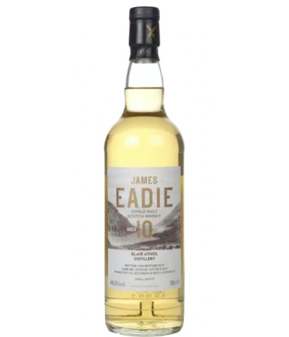 Fles James Eadie Blair Athol 10 Years Old, single malt whisky, op voorraad bij slijterij t Bockje in Bathmen