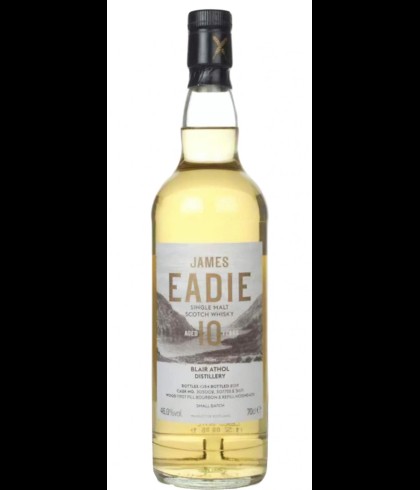 Fles James Eadie Blair Athol 10 Years Old, single malt whisky, op voorraad bij slijterij t Bockje in Bathmen