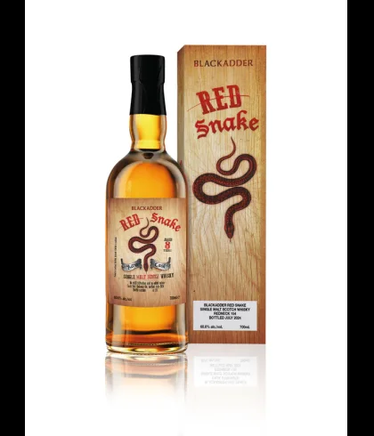 Fles Red Snake Redneck 154, single malt whisky, op voorraad bij slijterij t Bockje in Bathmen