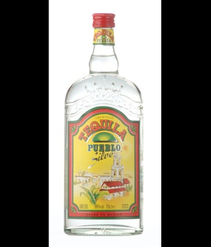Pueblo Tequila Silver, op voorraad bij slijterij t Bockje in Bathmen