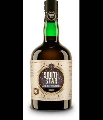 Fles South Star Spirits 10Y Highland Series 001, whisky, op voorraad bij slijterij t Bockje in Bathmen