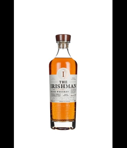 Fles The Irishman The Harvest, Ierse whiskey van Walsh Whiskey uit Carlow, op voorraad bij slijterij t Bockje in Bathmen