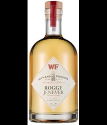 Fles Wynand Fockink Rogge Jenever, jenever van Wynand Fockink, bij slijterij t Bockje in Bathmen