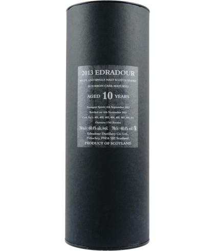 Fles Edradour 2013 Natural Cask Strength, single malt whisky, op voorraad bij slijterij t Bockje in Bathmen