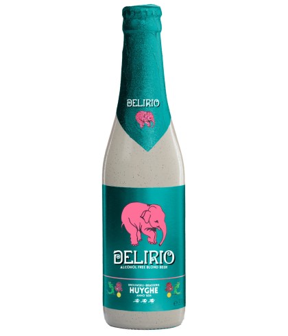 Alcoholvrije drank Delirium Delirio van Delirium, bij slijterij ’t Bockje in Bathmen
