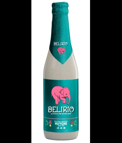 Alcoholvrije drank Delirium Delirio van Delirium, bij slijterij ’t Bockje in Bathmen