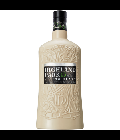 Fles Highland Park 15 Years Old Viking Heart, whisky, bij slijterij ’t Bockje in Bathmen