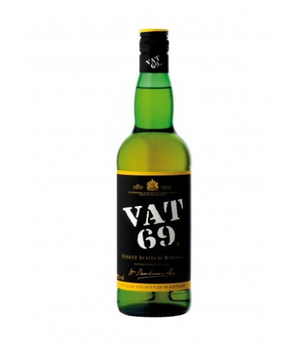 Fles Vat 69 Whisky, whisky, op voorraad bij slijterij t Bockje in Bathmen