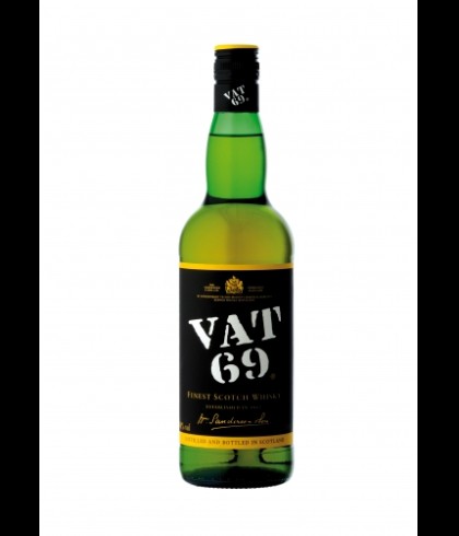 Fles Vat 69 Whisky, whisky, op voorraad bij slijterij t Bockje in Bathmen