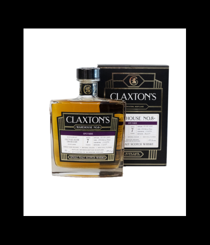 Fles Claxton&rsquo;s Warehouse No.8 Glenallachie 7 Years Old, single malt whisky, op voorraad bij slijterij t Bockje in Bathmen