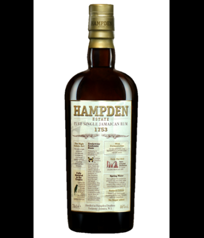 Hampden Estate Pure Jamaican Rum 1753