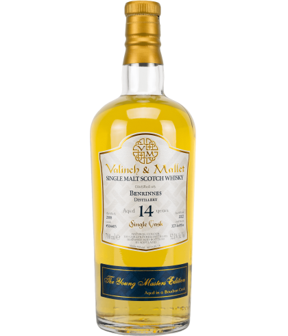 Fles Valinch & Mallet Benrinnes 14Y 2008 #304405, single malt whisky, op voorraad bij slijterij t Bockje in Bathmen
