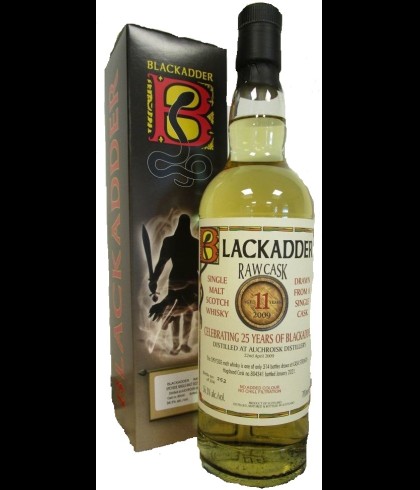 Fles Blackadder Single Malt 2009 11 Years Old, single malt whisky, op voorraad bij slijterij t Bockje in Bathmen