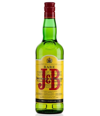 Fles Schotse blend van J&B, op voorraad bij slijterij t Bockje in Bathmen