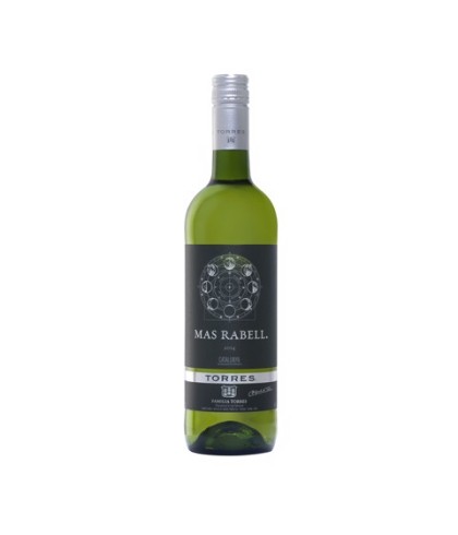 Fles TORRES MAS RABELL White, wijn op voorraad bij slijterij t Bockje in Bathmen