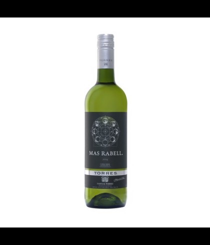 Fles TORRES MAS RABELL White, wijn op voorraad bij slijterij t Bockje in Bathmen