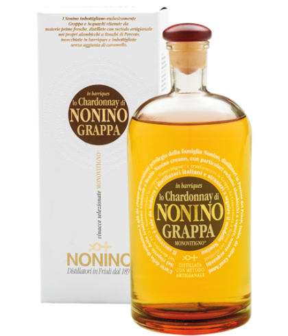 Grappa Nonino Grappa Chardonnay Barrique van Nonino, bij slijterij ’t Bockje in Bathmen
