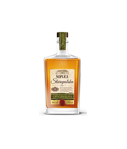Fles Soplica Staropolska, wodka, op voorraad bij slijterij t Bockje in Bathmen