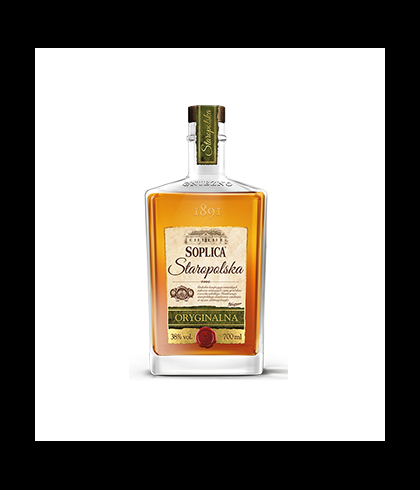 Fles Soplica Staropolska, wodka, op voorraad bij slijterij t Bockje in Bathmen