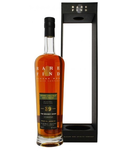 Fles Gleann Mór Secret Speyside 39Y 1982, whisky, bij slijterij ’t Bockje in Bathmen