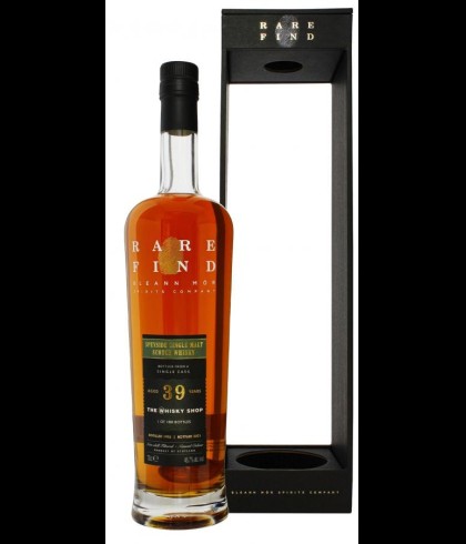 Fles Gleann Mór Secret Speyside 39Y 1982, whisky, op voorraad bij slijterij t Bockje in Bathmen