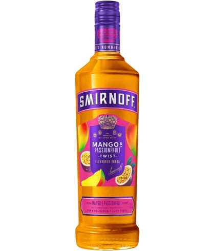 Wodka Smirnoff Mango & Passionfruit Twist van Smirnoff, bij slijterij ’t Bockje in Bathmen