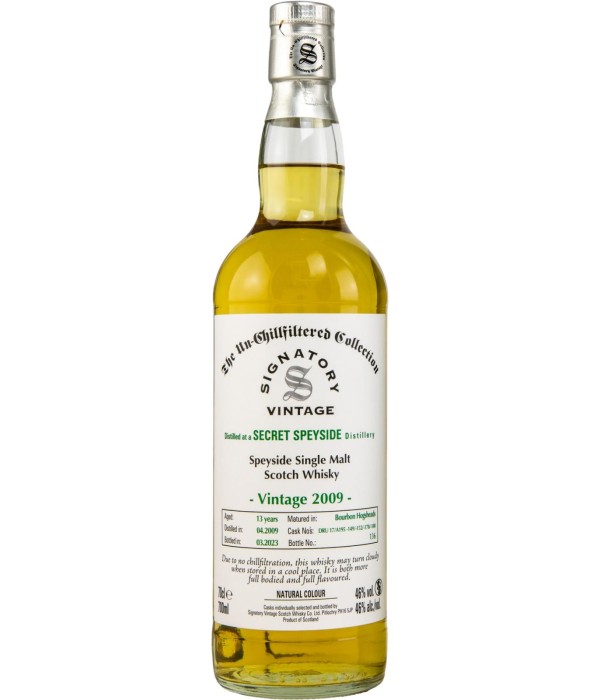 Signatory Vintage Secret Speyside 2009 bij t Bockje in Bathmen