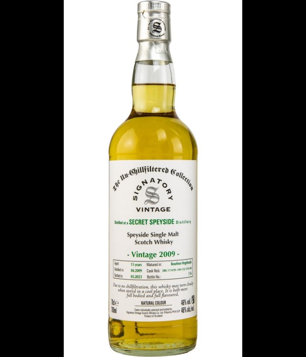 Signatory Vintage Secret Speyside 2009 bij t Bockje in Bathmen
