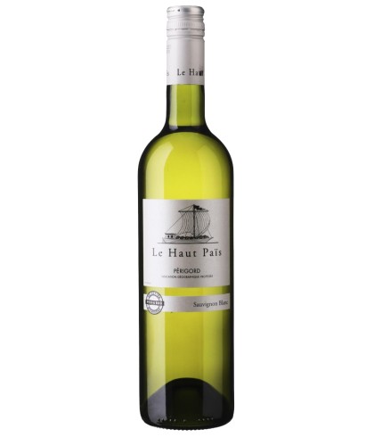 Fles Le Haut Païs Perigord Sauvignon GrisBlanc, wijn op voorraad bij slijterij t Bockje in Bathmen