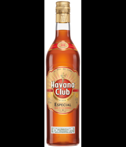 Fles Havana Club Añejo Especial, rum, bij slijterij t Bockje in Bathmen