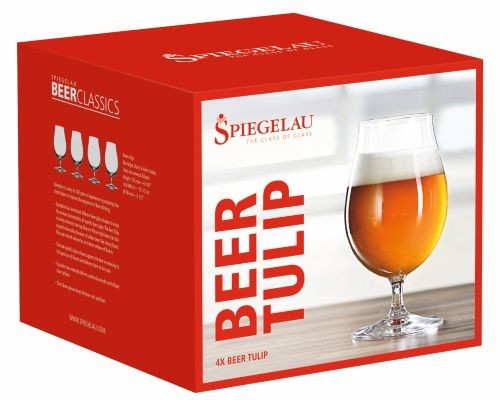 Glas Spiegelau Bier Tulpglazen (set van 4) van Spiegelau, bij slijterij ’t Bockje in Bathmen