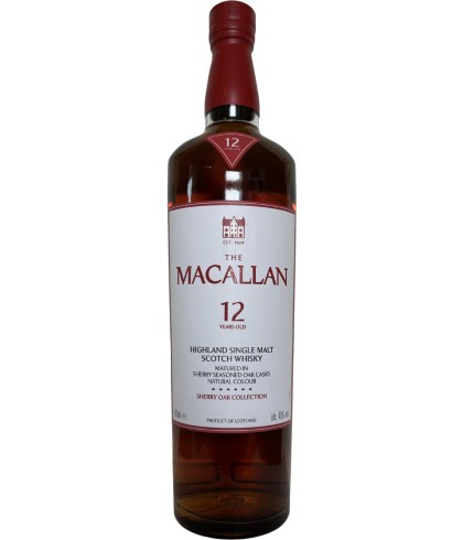 Fles Schotse Speyside single malt van The Macallan, op voorraad bij slijterij t Bockje in Bathmen