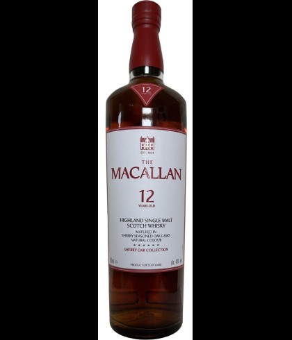 Fles Schotse Speyside single malt van The Macallan, op voorraad bij slijterij t Bockje in Bathmen