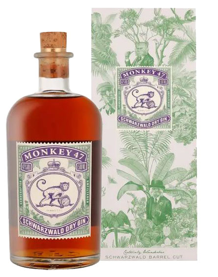 Fles Monkey 47 Barrel Cut, gin van Monkey 47, op voorraad bij slijterij ’t Bockje in Bathmen