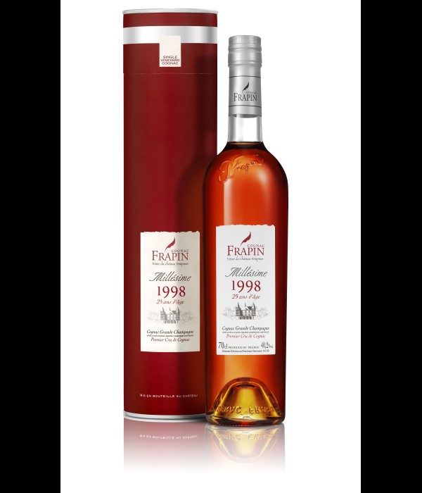 Frapin Cognac Grande Champagne Millésime 1998 25 Years Old bij t Bockje in Bathmen