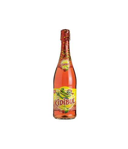 Alcoholvrije drank Kidibul Appel en Aardbei van Kidibul, bij slijterij ’t Bockje in Bathmen