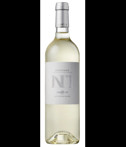 Fles Dourthe N° 1 Sauvignon Blanc, wijn op voorraad bij slijterij t Bockje in Bathmen