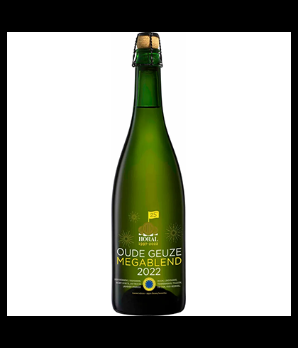 Fles Brouwerij Boon Oude Geuze Megablend 2022, bier van Boon, bij slijterij t Bockje in Bathmen