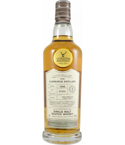 Fles Gordon & MacPhail Glenburgie 22 Years Old 1998, single malt whisky, op voorraad bij slijterij t Bockje in Bathmen