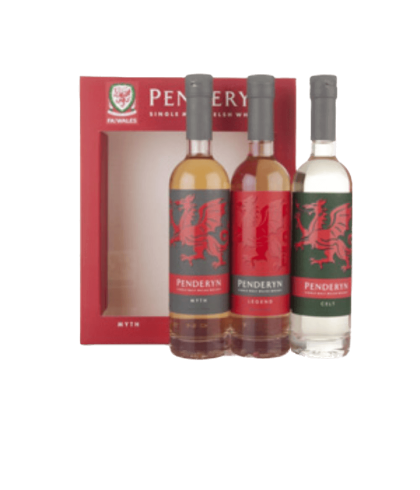 Geschenk Penderyn 3 pack Legend-Myth-Celt, bij slijterij ’t Bockje in Bathmen