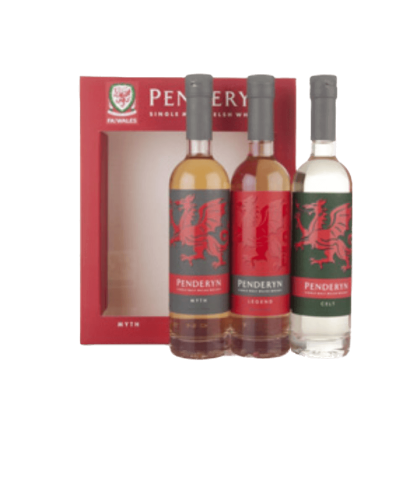 Geschenk Penderyn 3 pack Legend-Myth-Celt, bij slijterij ’t Bockje in Bathmen