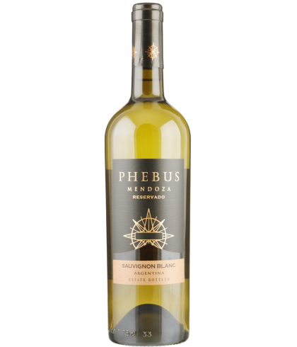Fles Phebus Reservado Sauvignon Blanc Mendoza, wijn op voorraad bij slijterij t Bockje in Bathmen