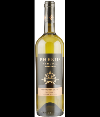 Fles Phebus Reservado Sauvignon Blanc Mendoza, wijn op voorraad bij slijterij t Bockje in Bathmen