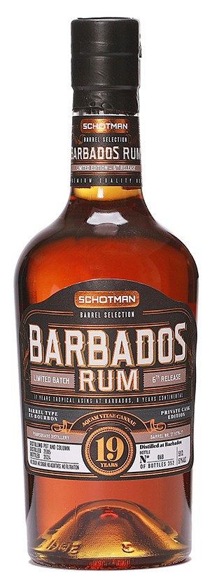 Fles Schotman Barrel Selection Foursquare 19Y 6th Release #17/V178-71, rum, op voorraad bij slijterij ’t Bockje in Bathmen