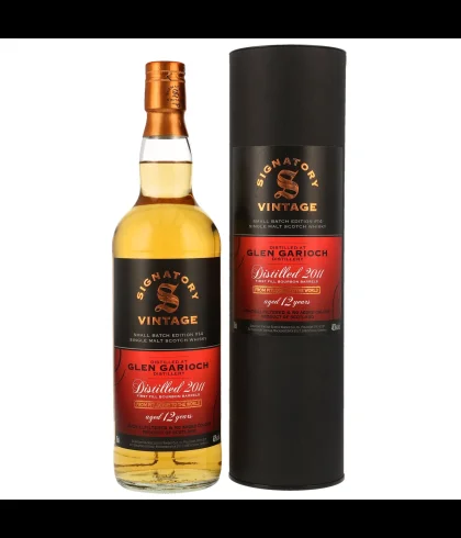 Fles Signatory Glen Garioch 12 Years Old 2011, single malt whisky, op voorraad bij slijterij t Bockje in Bathmen