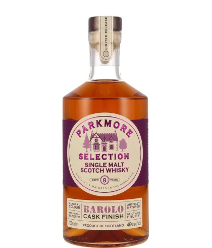 Fles Parkmore Barolo Finish 8Y, whisky, op voorraad bij slijterij t Bockje in Bathmen