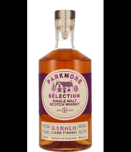 Fles Parkmore Barolo Finish 8Y, whisky, op voorraad bij slijterij t Bockje in Bathmen